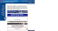 Desktop Screenshot of canbekeconomics.com