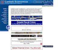 Tablet Screenshot of canbekeconomics.com